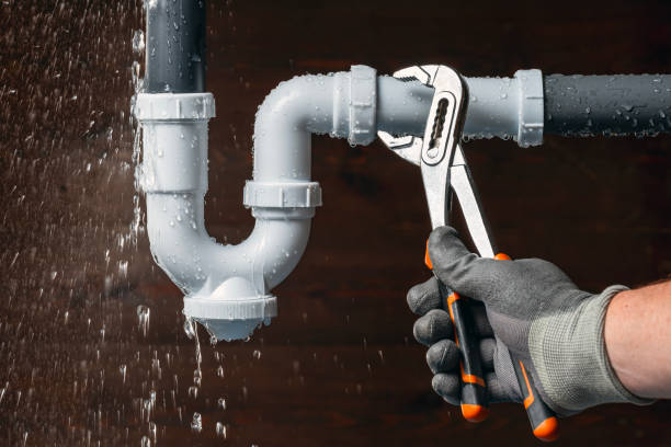 Professional Emergency Plumber technician working in Waterfall, PA
